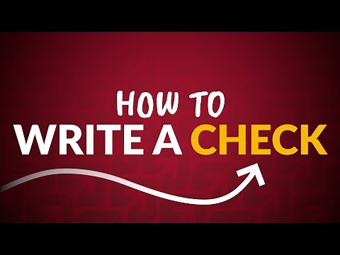 How to Write A Check