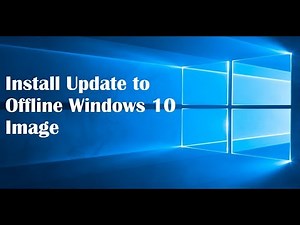 Use Powershell to install updates to offline Windows image