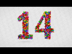Learn Number 14 on 3d Color Balls | Sparta StainedGlass Effects (sponsored by preview2effects)