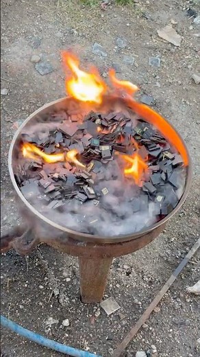 How Much Gold Is in 2kg of Mixed Computer IC Chips? #goldextraction