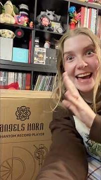 Angels Horn Phantom Vinyl Turntable Unboxing! #vinyl #vinyloftoday #unboxing #asmr #vinylrecords