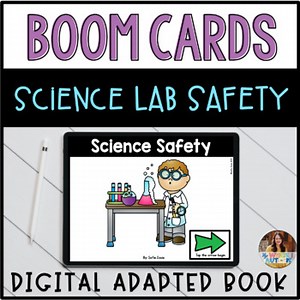 Science Lab Safety Adapted Book For Special Education