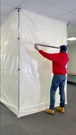 ZIPWALL® Dust Barrier Poles for Dust Barrier in Minutes!