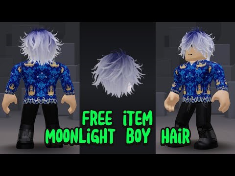 How to Get FREE MOONLIGHT BOY HAIR ITEM in ROBLOX 😍😍