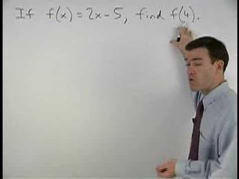 Evaluating Functions - Function Notation - MathHelp.com