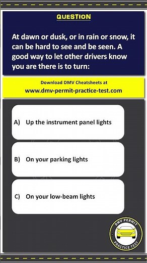 California DMV Written Test 2024 (Set 4 Question 13) #dmvwrittentest #californiadmvpermittest