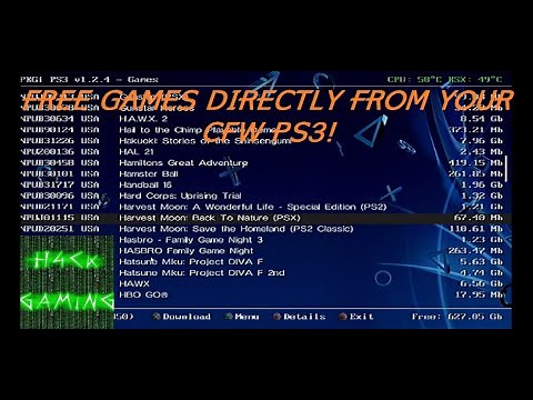 Install and Setup PS3 PKGI on your CFW PS3.