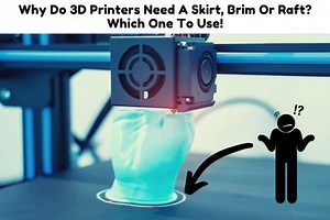 Why Do 3D Printers Need A Skirt, Brim Or Raft? Which One To Use! - 3D Print Schooling