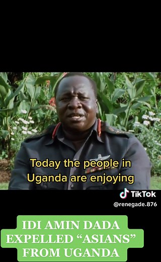 On Aug. 4, 1972, Ugandan President Idi Amin Dada expelled the country's entire Asian population, giving them 90 days to leave. #Africa #Uganda #Asian #indian #Britain #IdiAminDada #History #Jamaica #fyp #world