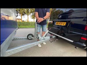 E achter B Afkoppelen aanhangwagen