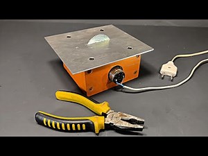 Low Speed Micro Table Saw DIY. This little machine cuts metal