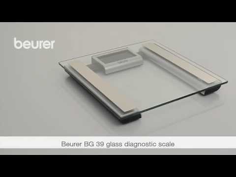 Quick start video for the BG 39 glass diagnostic scale from Beurer