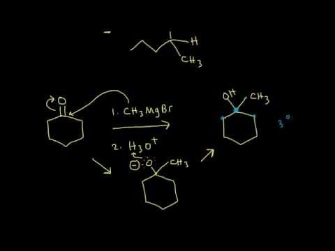 Synthesis of alcohols using Grignard reagents I | Organic chemistry | Khan Academy