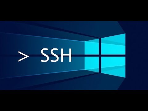 Create SSH config file in Windows 10