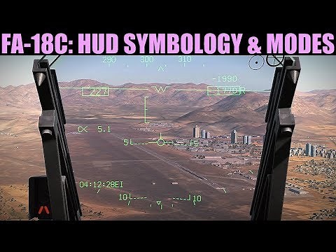FA-18C Hornet: HUD Symbology & Modes Tutorial | DCS WORLD