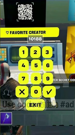 1v1 With Every Gun Fortnite SECRETS 🔢 ALL SECRET CODES REVEALED! #Shorts