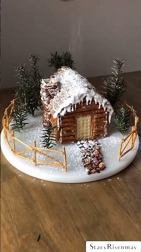 Realistic Snow for Gingerbread Houses (Easy!)