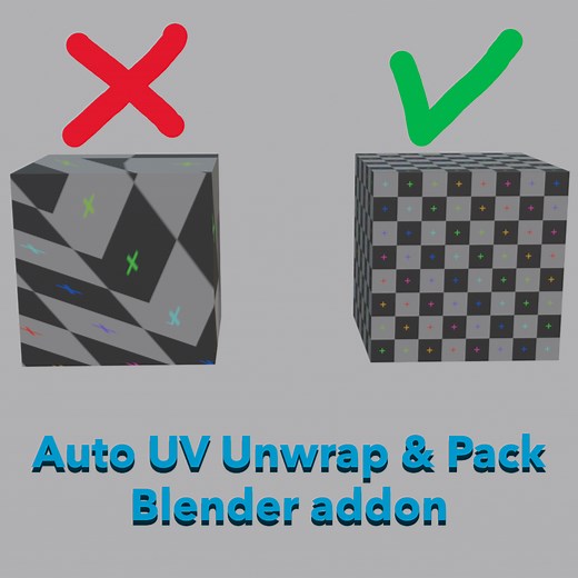 Auto UV Unwrap & Pack 2.0: Seamless UV Mapping | BlenderKit