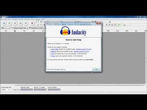 Audacity Tutorial Part 1