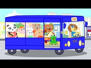 Wheels On The Bus Little Baby Song | Nursery Rhymes for Babies & Videos for Kids