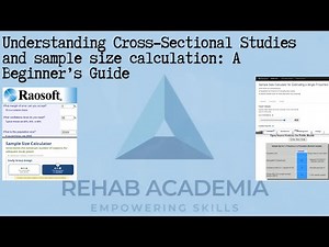 How to Conduct a Cross-Sectional Survey and sample size calculation: Step-by-Step Guide