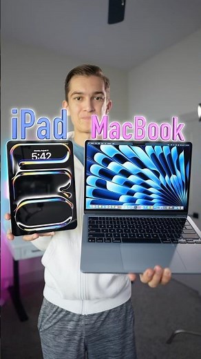 MacBook Air vs iPad Pro🤔#macbook #ipad