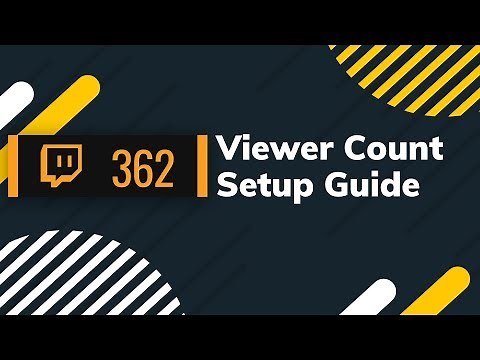 Streamlabs Viewer Count Overlay Tutorial | Show Your View Count!