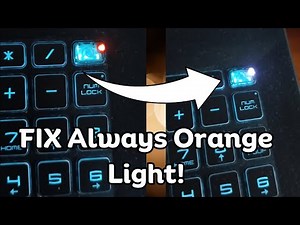 How to Fix MSI Bravo 15 B7ED Power Button Always Orange