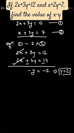 Linear equations in two variables