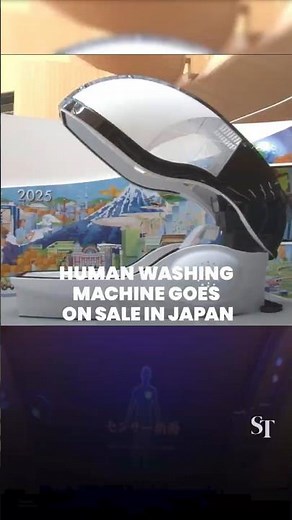 Human washing machine goes on sale in Japan