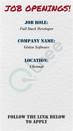 💻 Full Stack Developer Jobs 2025 | .NET Core + React/Angular | Apply Now at Gislen Software