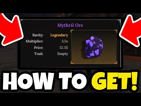 HOW TO GET MYTHRIL ORE IN THE FORGE! (ROBLOX)