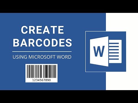 How to Create Barcodes in Microsoft Word