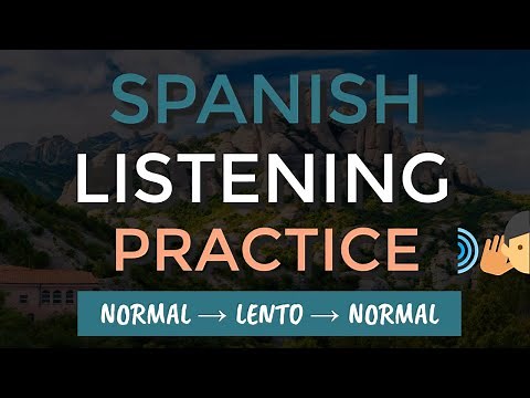 SPANISH LISTENING PRACTICE: EASY SPANISH CONVERSATION FOR DAILY LIFE