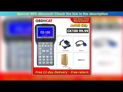 Hands-on Newest CK100 V46.02/V99.99 Auto Key Programmer Car Key Programming Tool No Tokens Limited•
