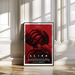 Alien: Romulus Movie Poster, Bold Red Sci-fi Print (digital Download) - Etsy