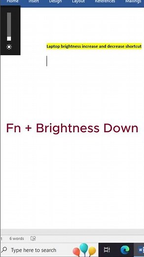 Laptop Brightness Shortcut||How to Control Laptop Brightness with Fn Key | Easy Laptop Tips