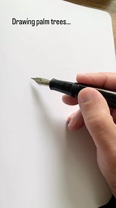 Drawing Palm trees. ———————- #drawing #sketching #art #urbansketching #trees #palmtrees #pattern #repetition #practice #reels | SketchViews