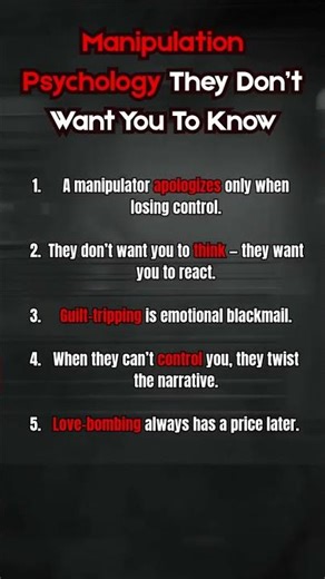 5 Manipulation Psychology Facts You Should Never Ignore