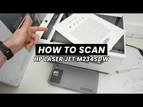 How to Use the Scanner on the HP LaserJet MFP M234sdw
