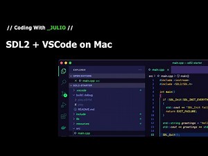 How to Setup SDL2 and VSCode to Start Programming OpenGL on a Mac