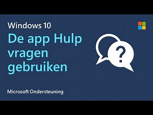Ondersteuning van Microsoft krijgen | Hulp vragen-app