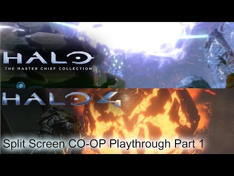HALO MCC: HALO 4 - Split Screen Co-op playthrough #1 ► 1080p 60fps - No commentary ◄