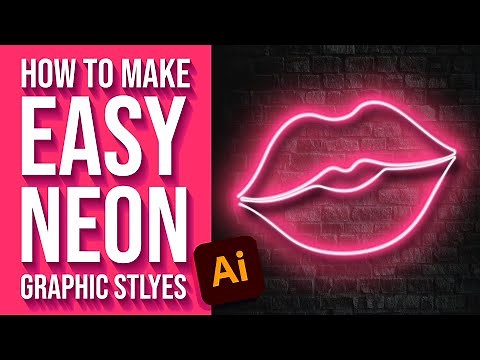 Make a Reusable Neon Glow Effect in Adobe Illustrator