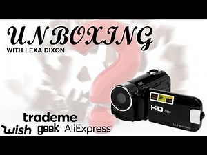Unboxing | HD 1080P Camcorder