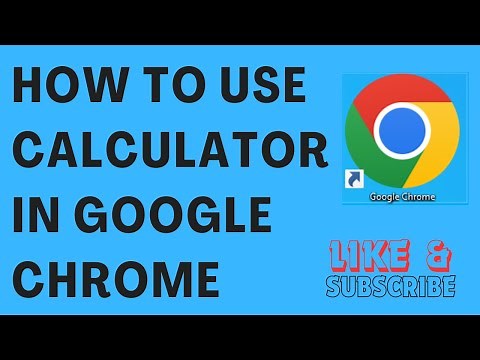 How To Use Calculator In Google Chrome