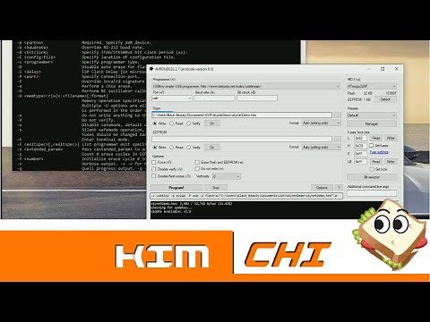 Installing Robot Programming Software AVRDUDE 2021