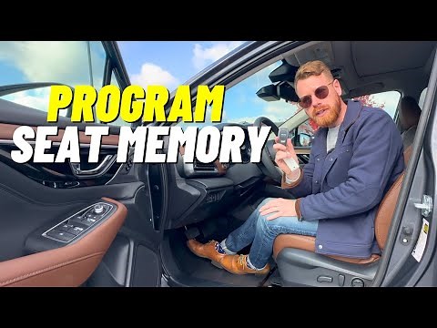How to Program Subaru Seat Memory with Key Fob and Driver Focus Facial Recognition