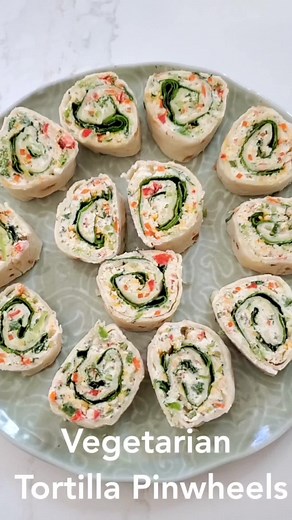Quick & Easy Vegetarian Tortilla Pinwheels Recipe