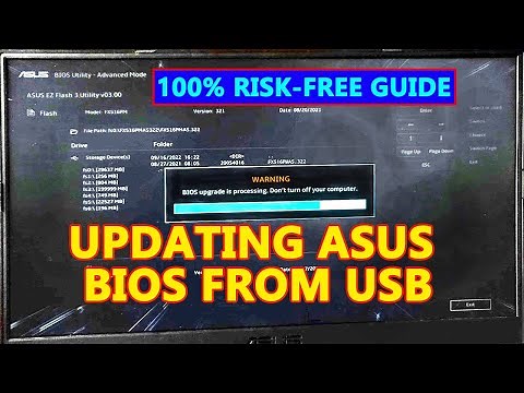 How to Update BIOS in Asus Motherboard From USB Flash Drive | Megatrends Asus EZ Flash Installer